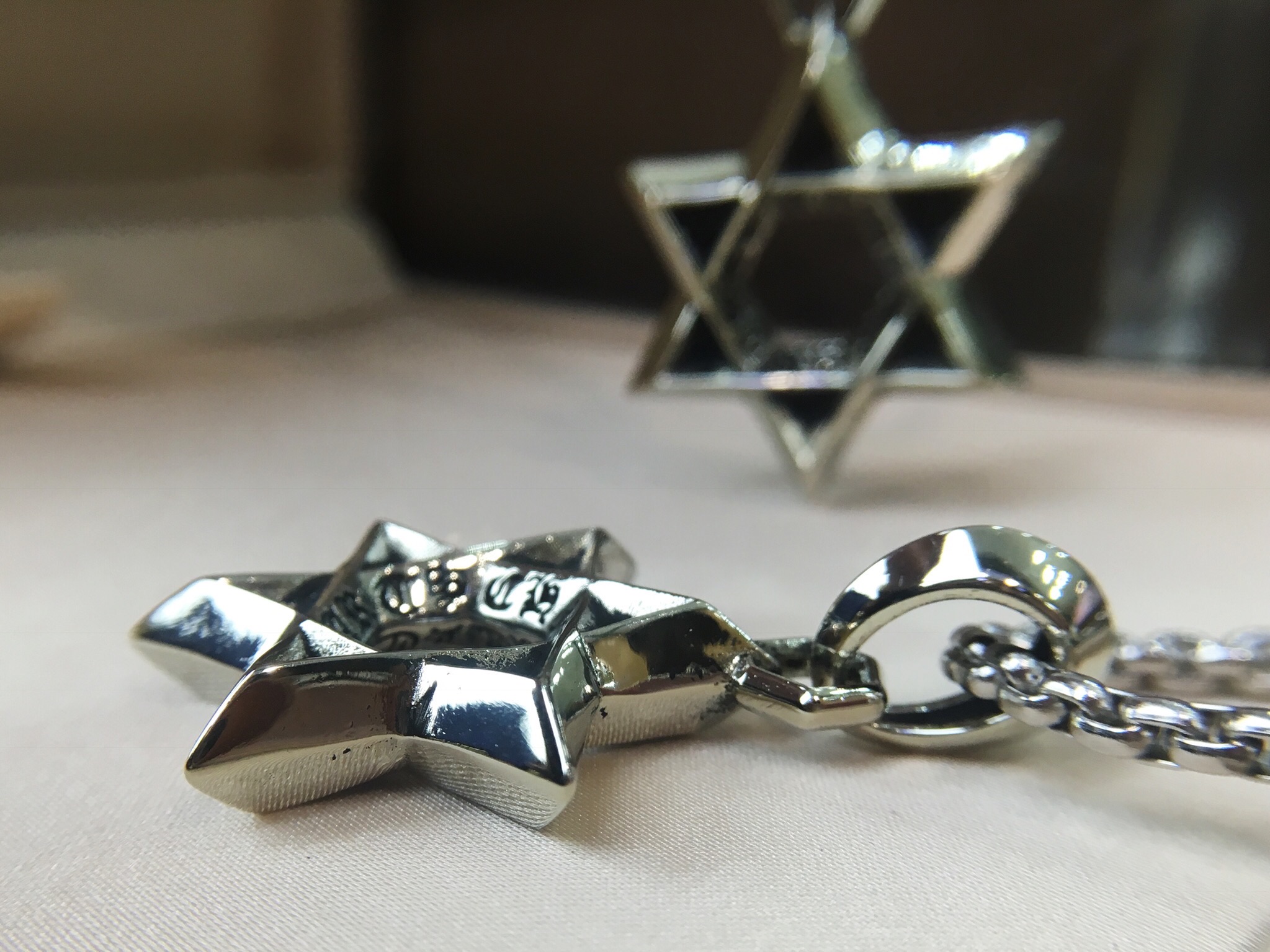 Chrome Hearts Chrome He@rts 克罗心六芒星项链 ～世界 潮牌～ 开模 潮流个性
