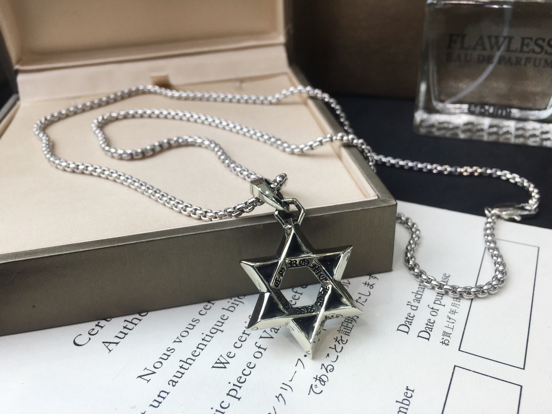 Chrome Hearts Chrome He@rts 克罗心六芒星项链 ～世界 潮牌～ 开模 潮流个性