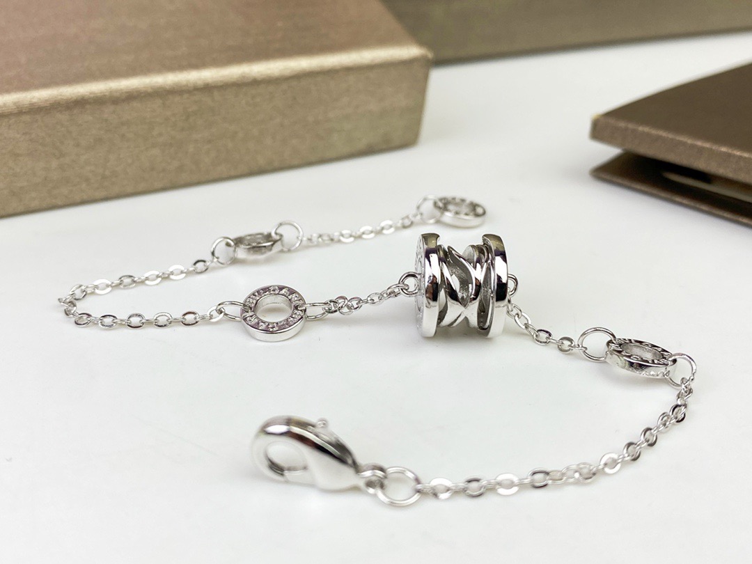 Bvlgari 宝格丽BVLGARI镂空手链 玫瑰金/白金色