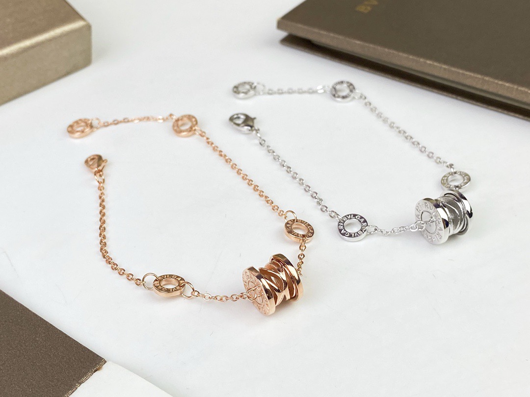 Bvlgari 宝格丽BVLGARI镂空手链 玫瑰金/白金色