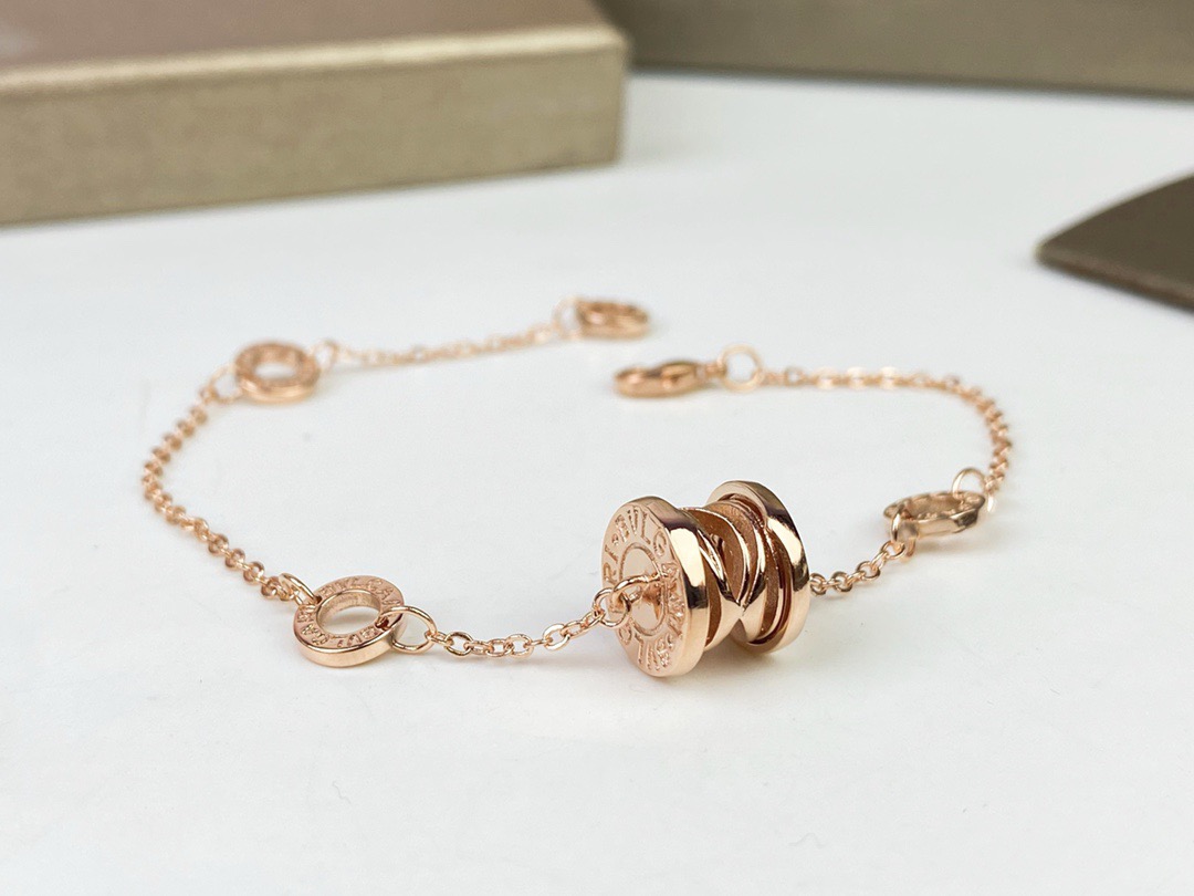 Bvlgari 宝格丽BVLGARI镂空手链 玫瑰金/白金色