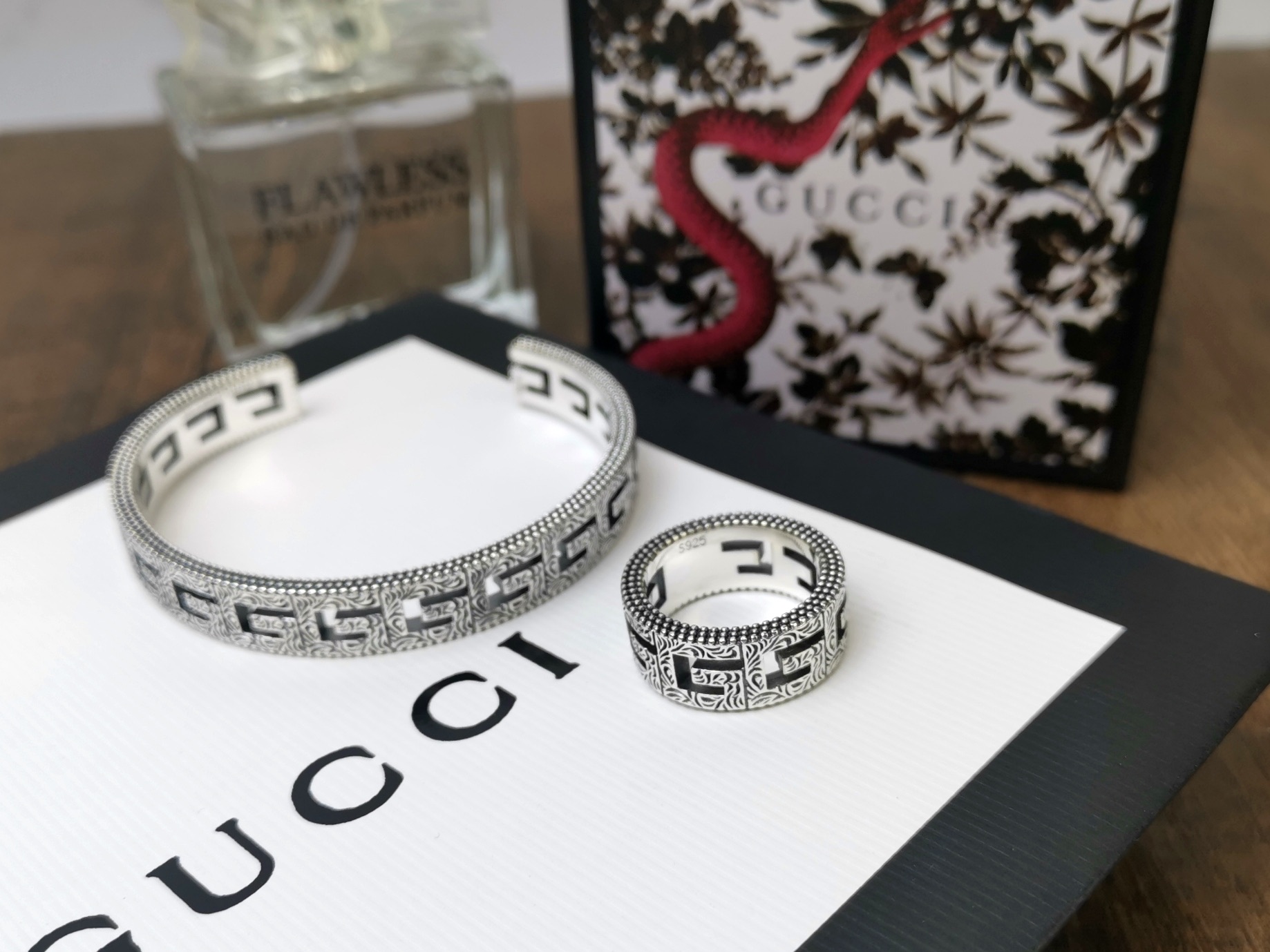 Gucci Gucci古驰 方形G图案戒指 #6789码# 潮人必入