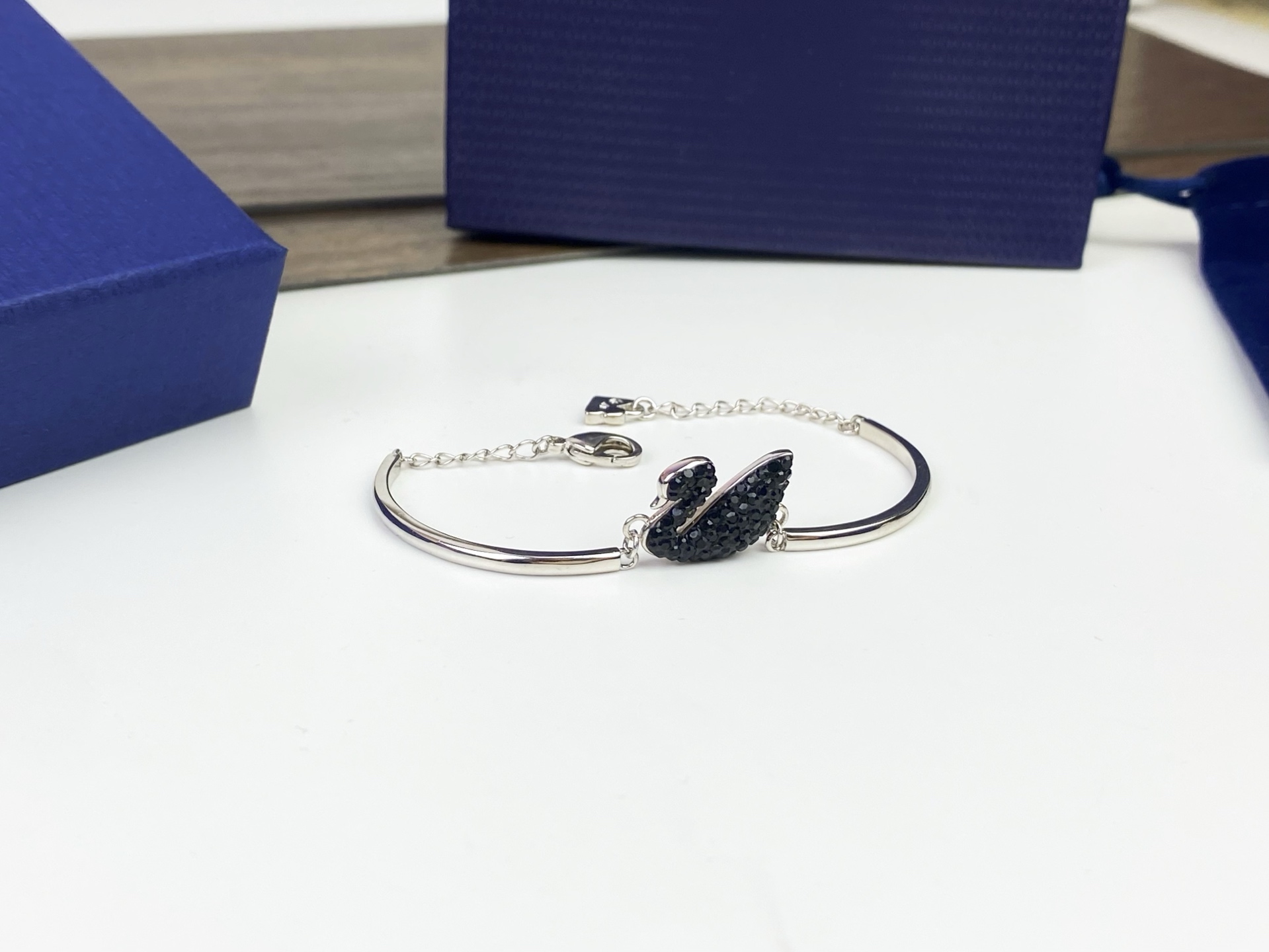 #施华洛世奇#SWAROVSKI 💥黑天鹅手链