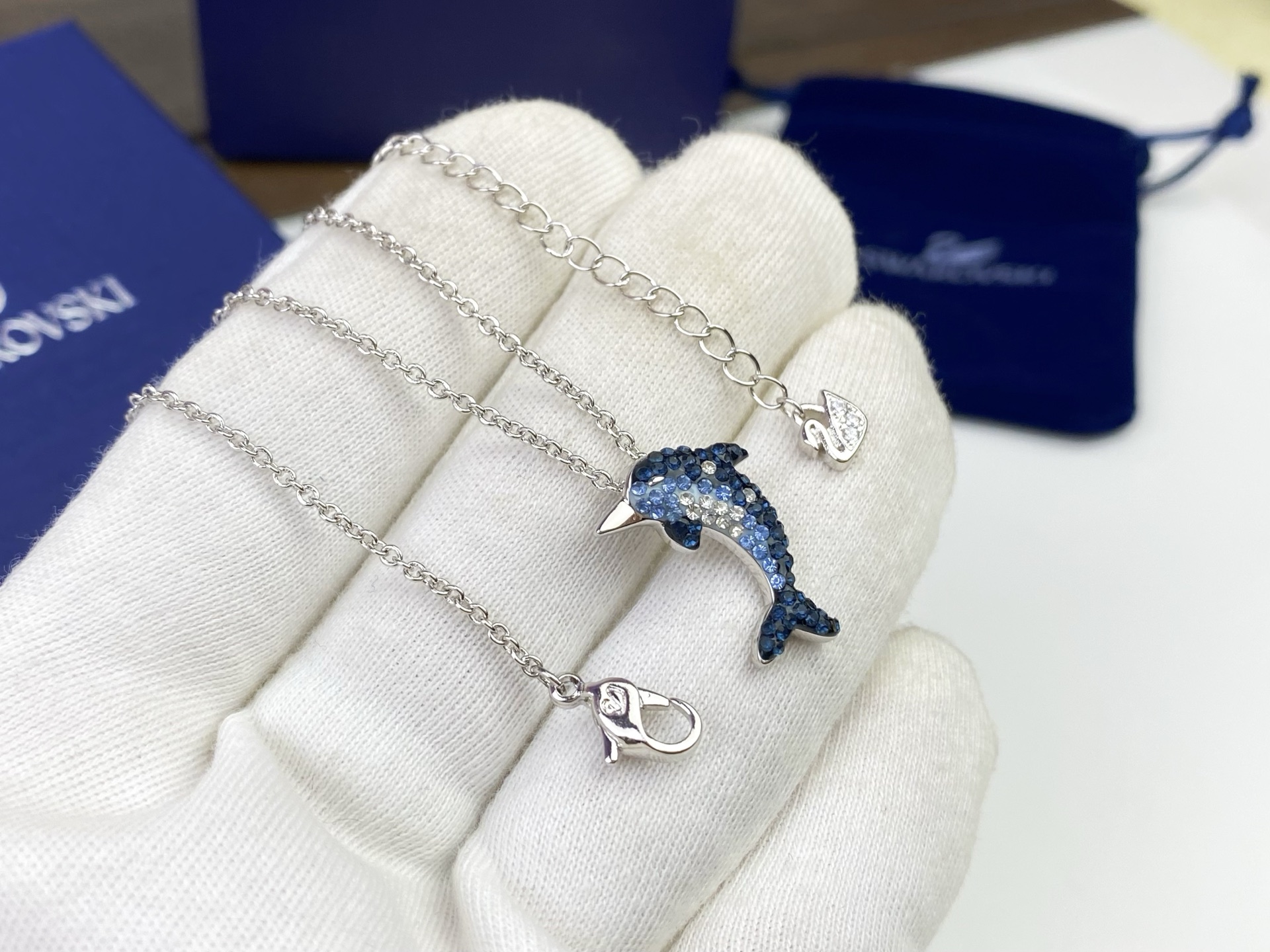 💋Swarovski施华洛世奇海豚项链🐬P