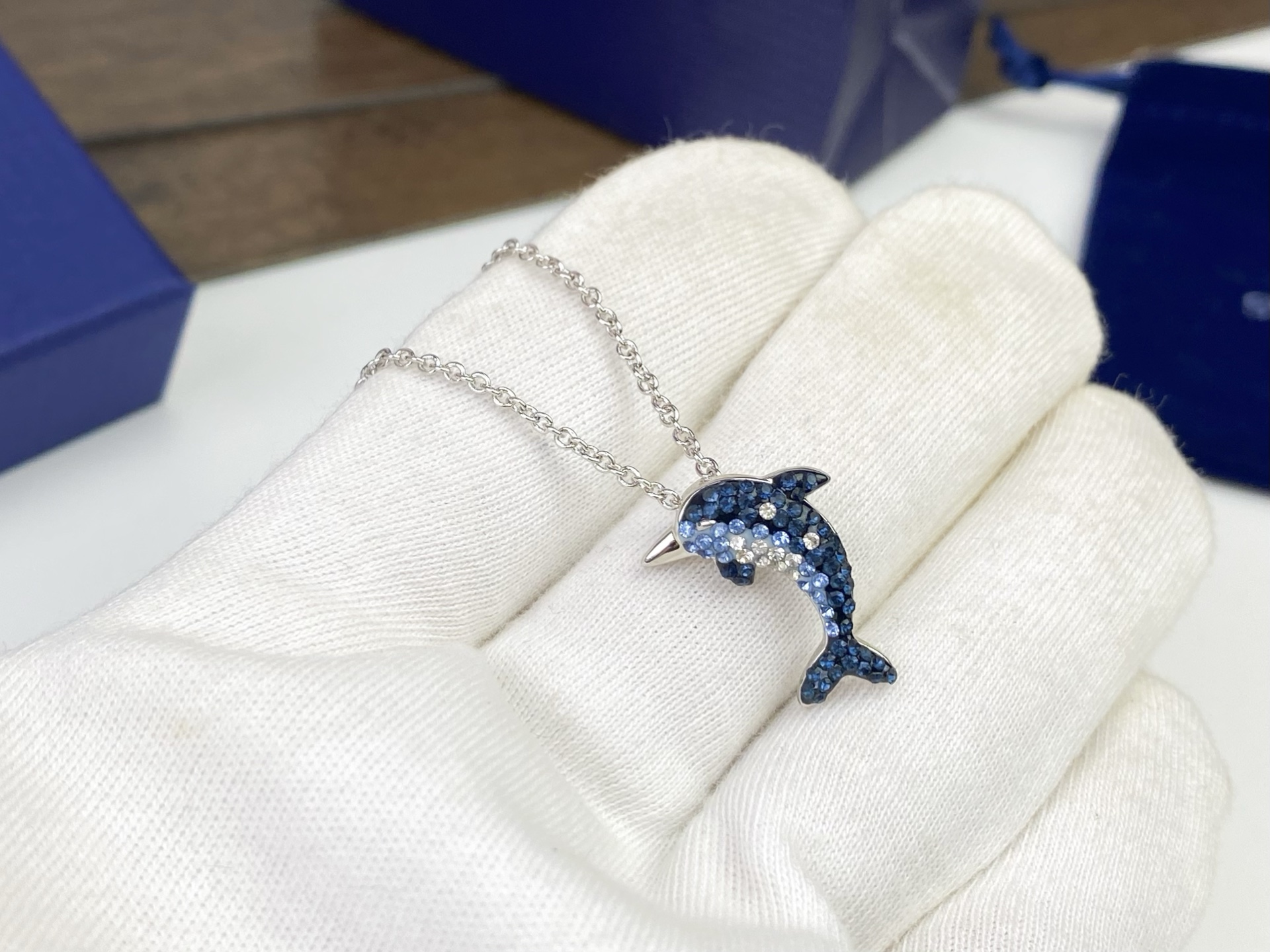 💋Swarovski施华洛世奇海豚项链🐬P