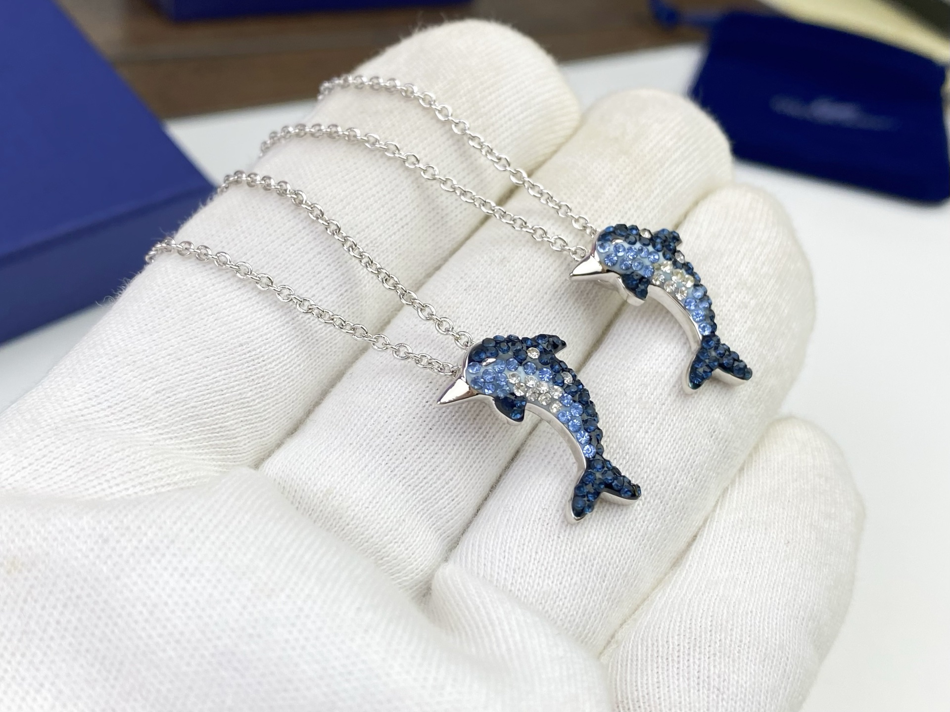 💋Swarovski施华洛世奇海豚项链🐬P