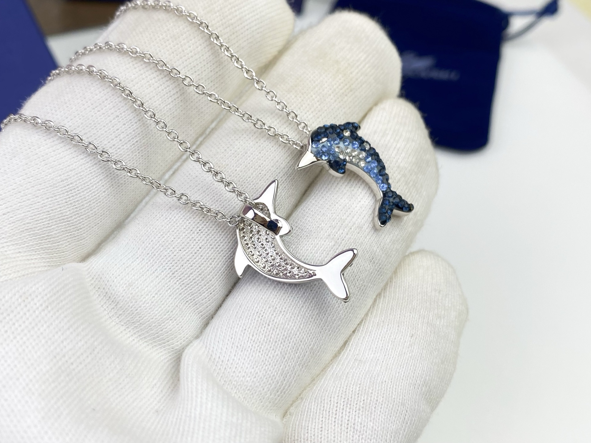 💋Swarovski施华洛世奇海豚项链🐬P