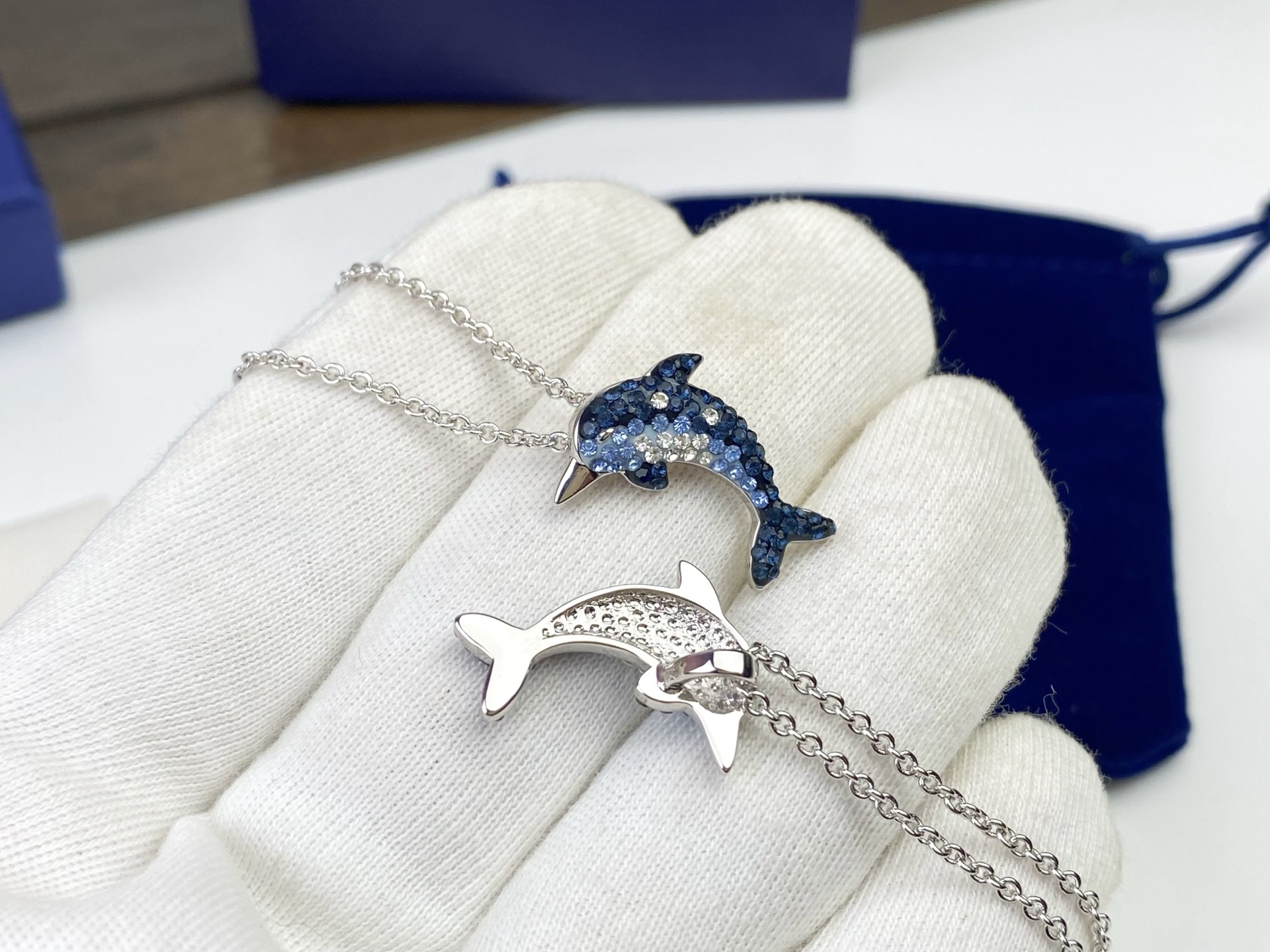 💋Swarovski施华洛世奇海豚项链🐬P