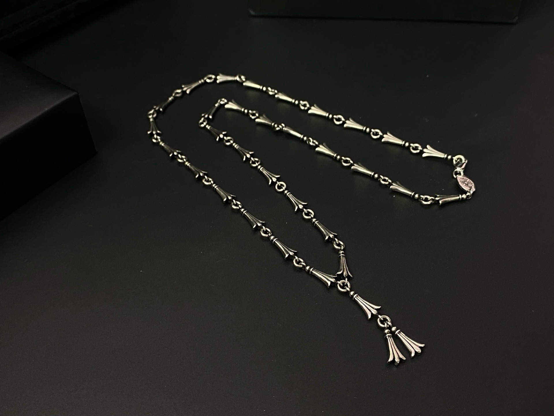 🔱Chrome Hearts 克罗心鱼尾一体项链 小众不容易撞款且颜值高的稀有款🧸三节鱼尾作为点睛之笔给