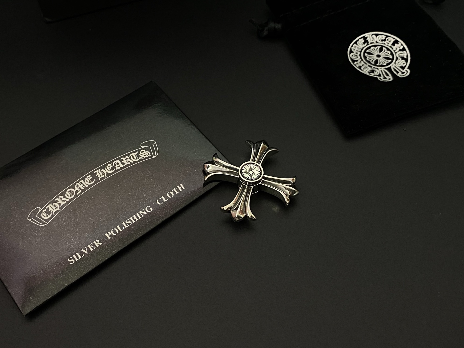 ✝️Chrome Hearts 克罗心十字架指尖陀螺🌪减压神器 👍🏻原创设计 成人减压指尖强力螺旋 静音