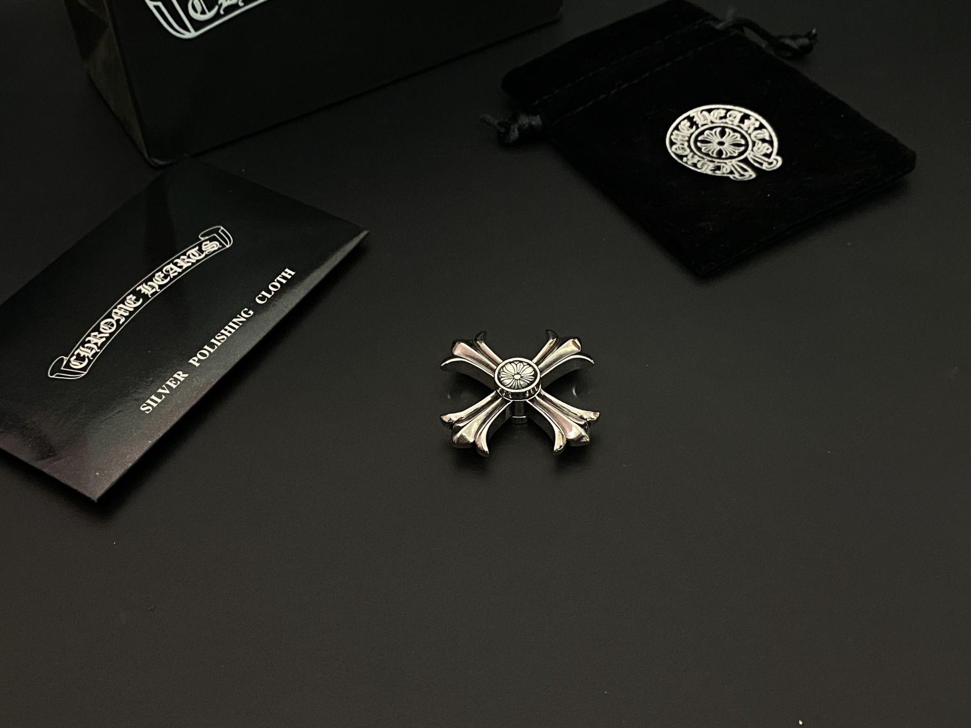 ✝️Chrome Hearts 克罗心十字架指尖陀螺🌪减压神器 👍🏻原创设计 成人减压指尖强力螺旋 静音