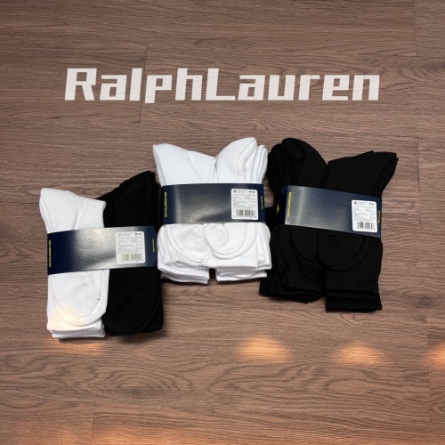 Polo Ralph Lauren Men's Cotton Blend Crew Socks - 6 Pack 1 Polo Ralph Lauren Men's Cotton Blend Crew Socks - 6 Pack