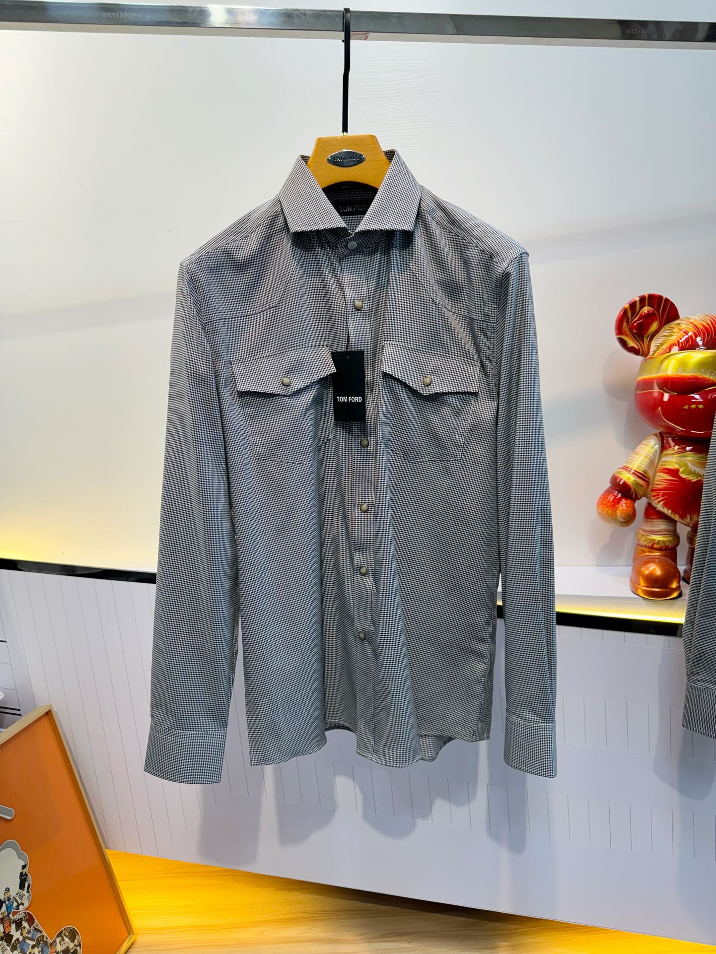 Tom Ford Kleding Overhemden Unisex Mannen Katoen Lente/Zomercollectie Fashion