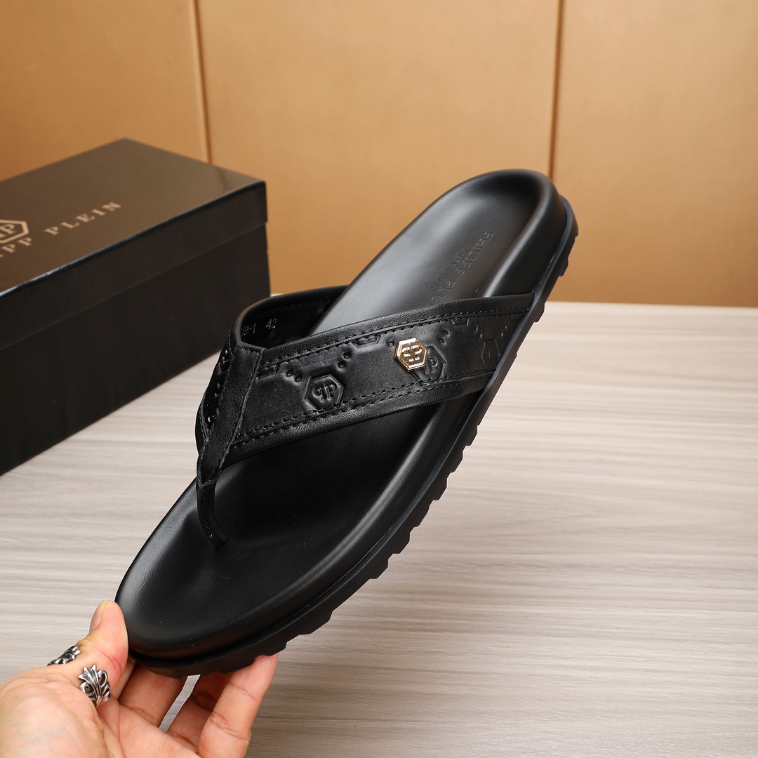 Philipp Plein Leather Thong Sandals for Men - Premium Quality, Comfortable Fit 6 i1720241906 1475 3