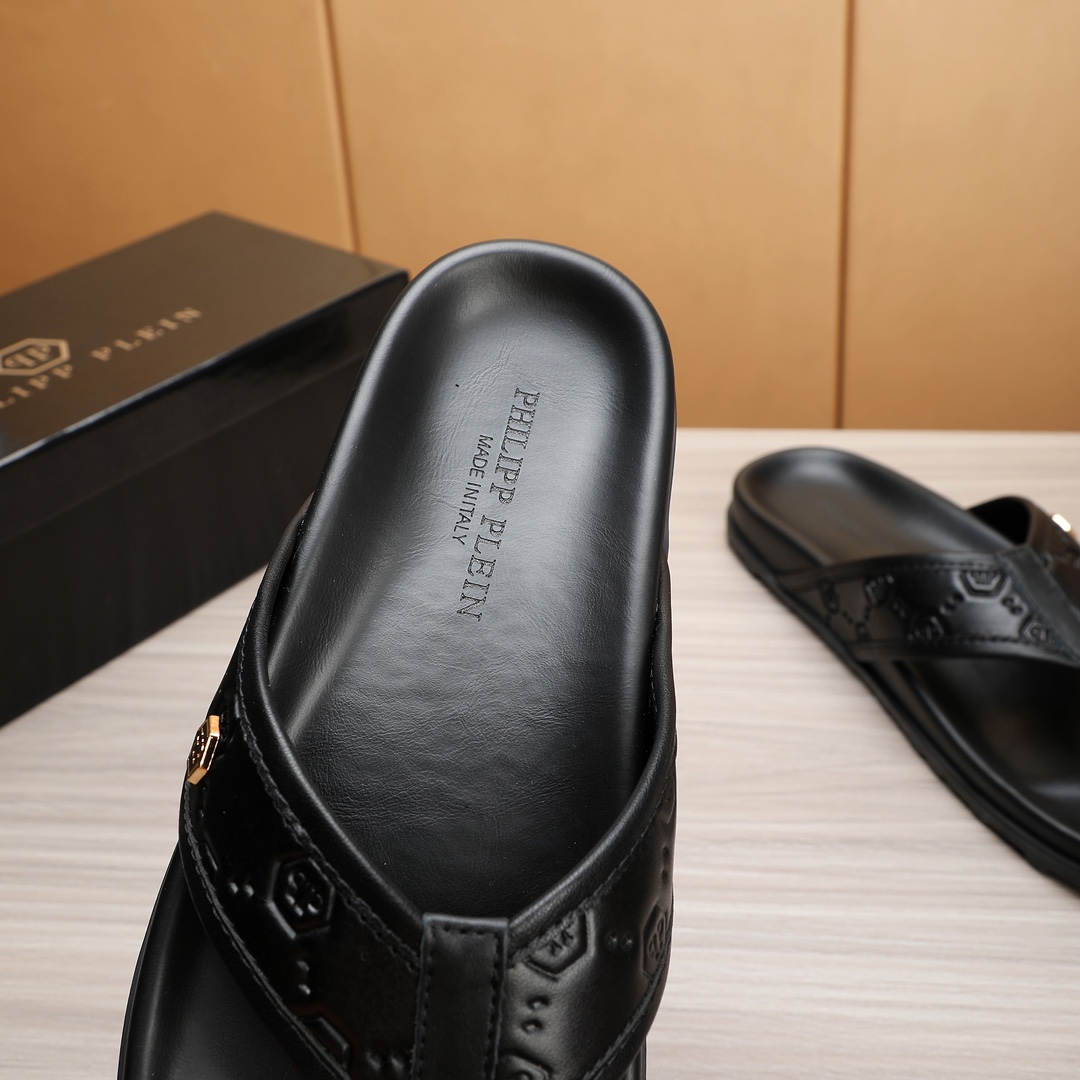 Philipp Plein Leather Thong Sandals for Men - Premium Quality, Comfortable Fit 7 i1720241906 3604 5