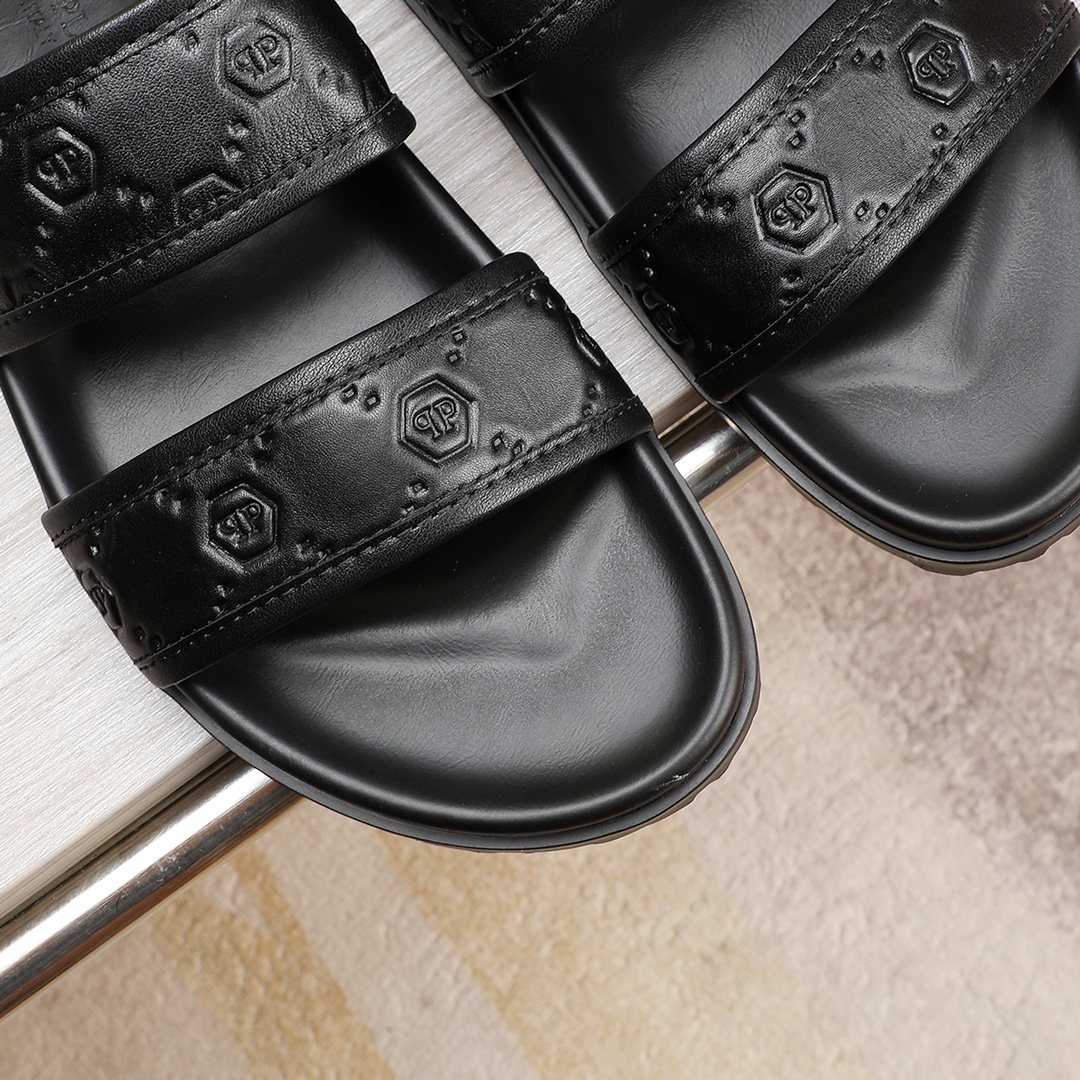 Philipp Plein Leather Sandals - Lightweight, Anti-Slip, and Comfortable 10 i1720242412 3947 7