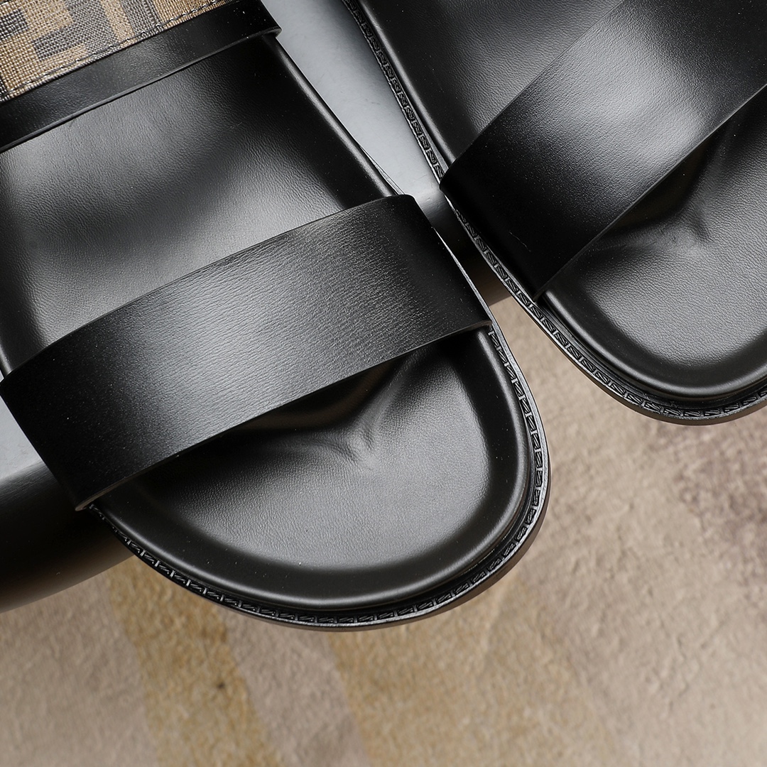 Fendi Men's Leather Sandals - Stylish, Comfortable, and Durable 10 i1723733404 4499 8