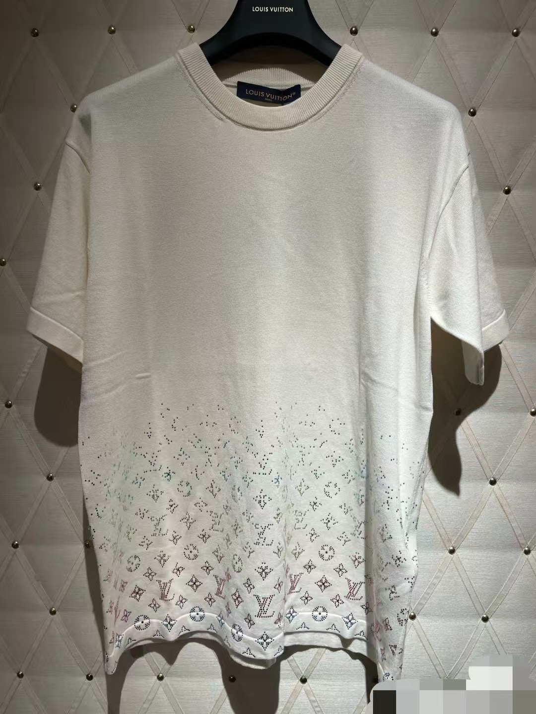 Louis Vuitton Crystal Jersey Tee - Crew Neck, Short Sleeve, Unisex Design 6 i1743341715276 8614 0 5