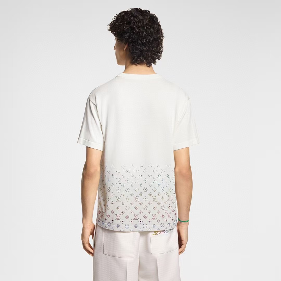 Louis Vuitton Crystal Jersey Tee - Crew Neck, Short Sleeve, Unisex Design 2 i1743341715277 335 0 1