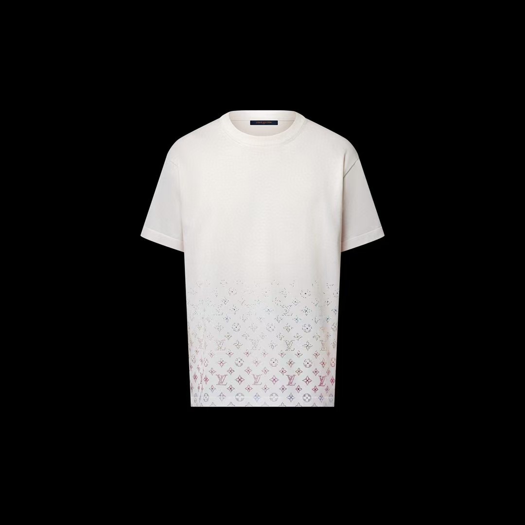 Louis Vuitton Crystal Jersey Tee - Crew Neck, Short Sleeve, Unisex Design 3 i1743341715880 2347 0 0