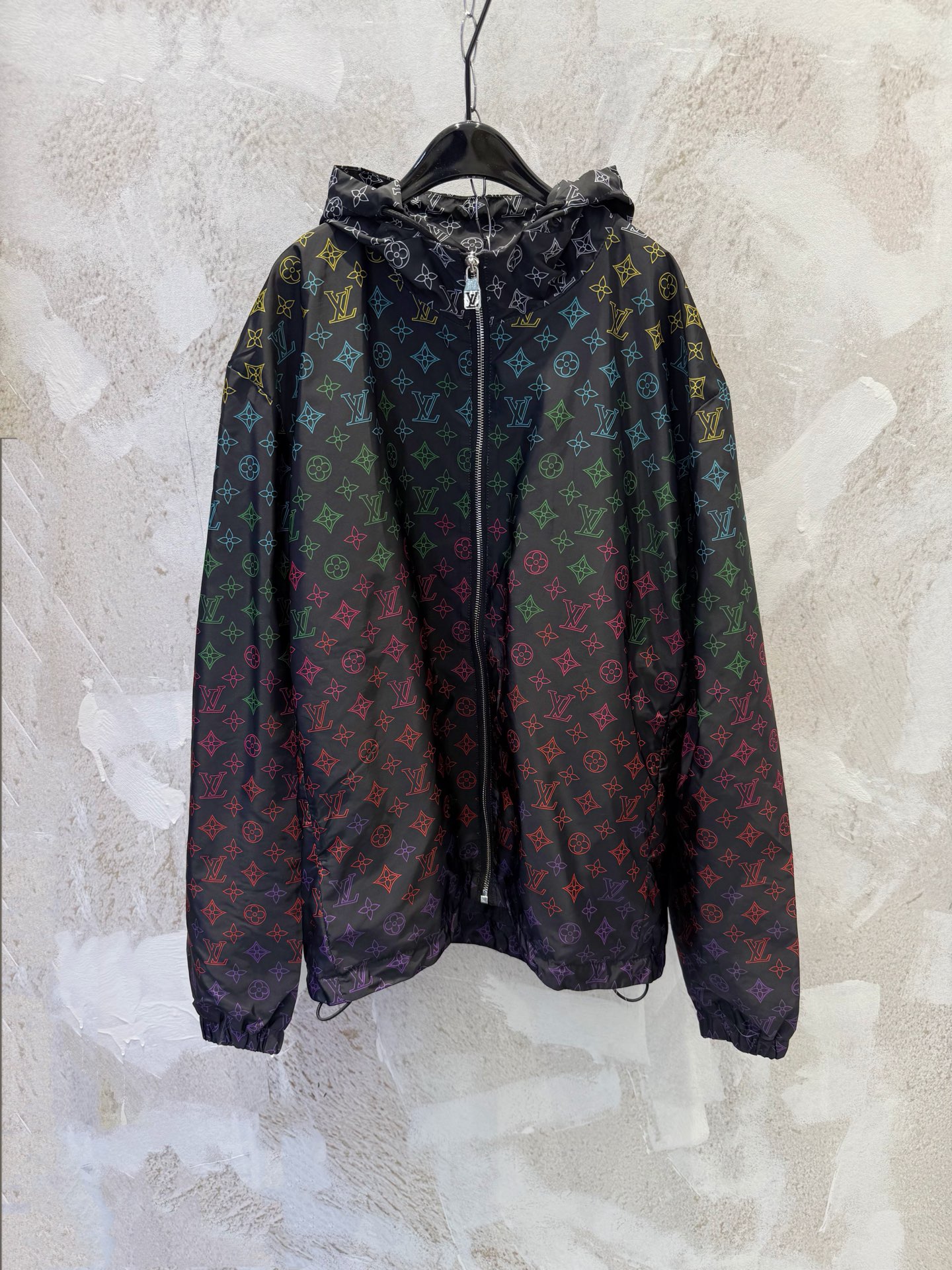 P175 (versión correcta) 1V color floral degradado estampado presbicia ropa resistente al viento chaqueta de protección …