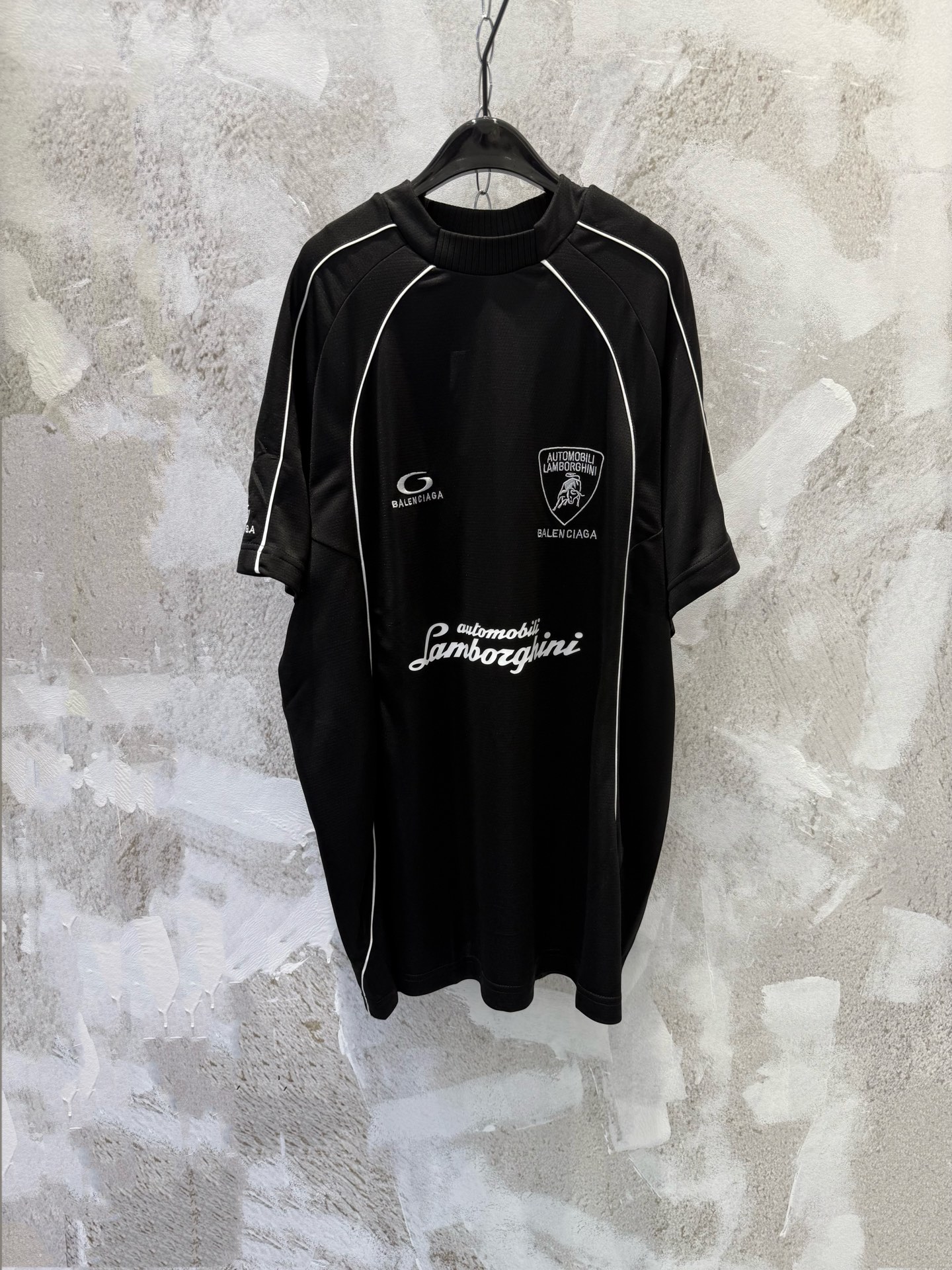 P110 BLCG Paris 25s nueva camiseta deportiva de manga corta de marca compartida Lamborghini. Malla densa deportiva pers…