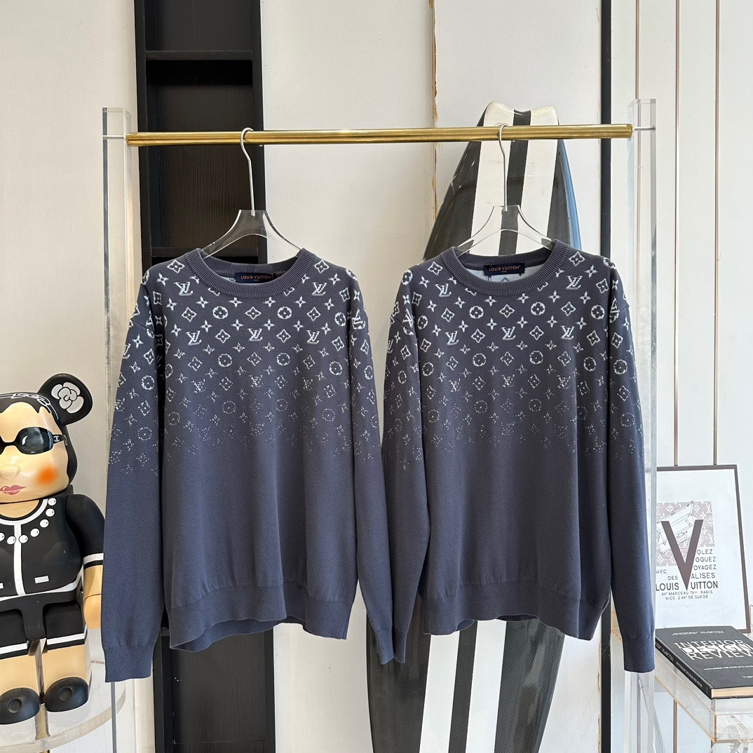 Louis Vuitton Clothing Sweatshirts Unisex Knitting