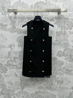 Louis Vuitton Clothing Dresses Tank Tops&Camis Waistcoats Knockoff Highest Quality
 Black