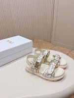 Dior Shoes Sandals Slippers High Quality Customize
 Gold Hardware Cowhide Sheepskin TPU