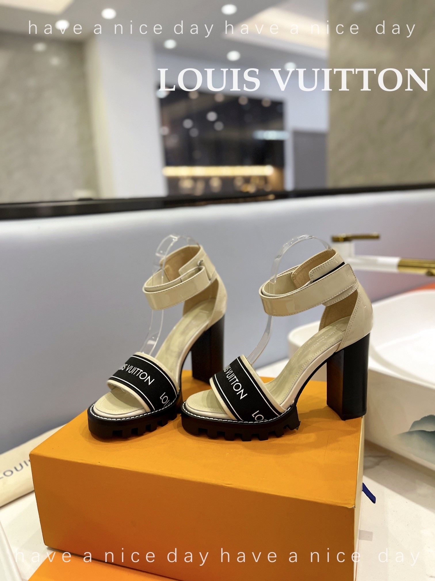 Louis Vuitton Shoes High Heel Pumps Sandals Top Perfect Fake
 Cowhide Sheepskin Spring Collection Vintage