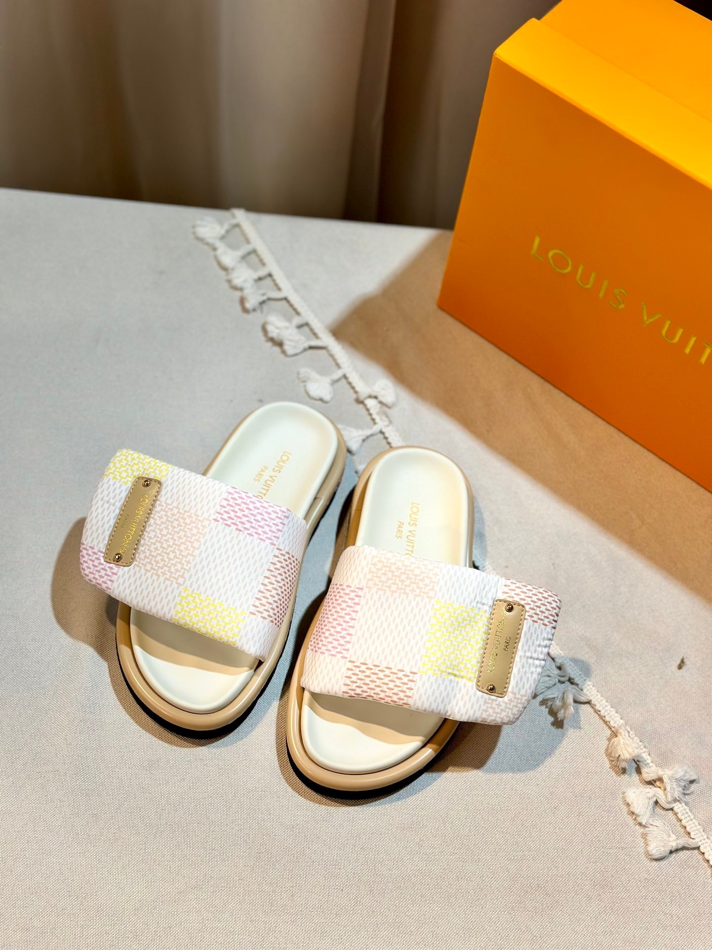Louis Vuitton Shoes Slippers Unisex PVC Fashion