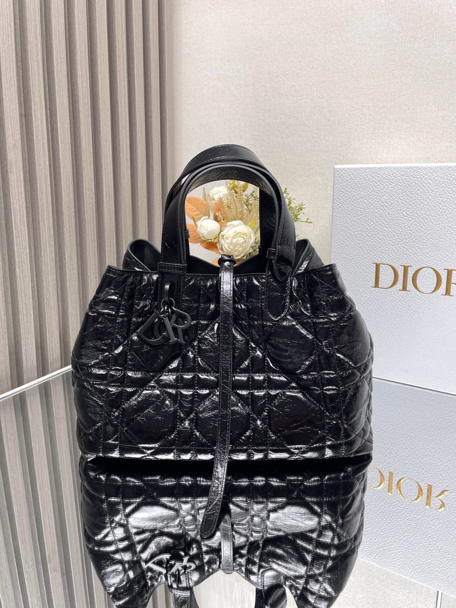 Dior Buy
 Bags Handbags Replica US
 Black Cowhide Oil Wax Leather Spring/Summer Collection Casual