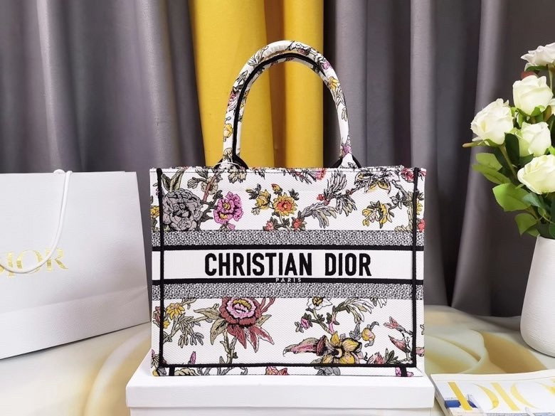 Dior Book Tote Handbags Tote Bags Buy Cheap
 White Embroidery