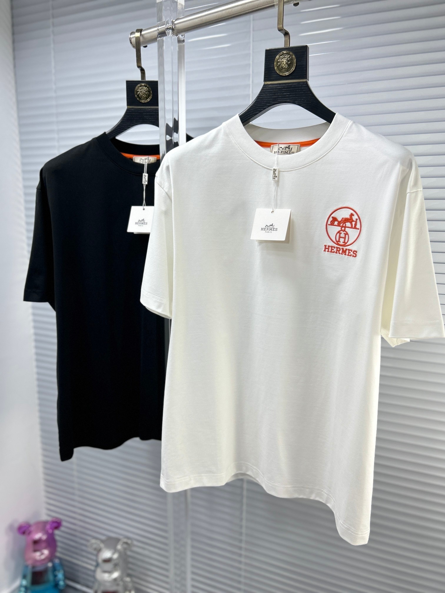 Hermes Clothing T-Shirt Cotton Spring/Summer Collection Fashion Short Sleeve