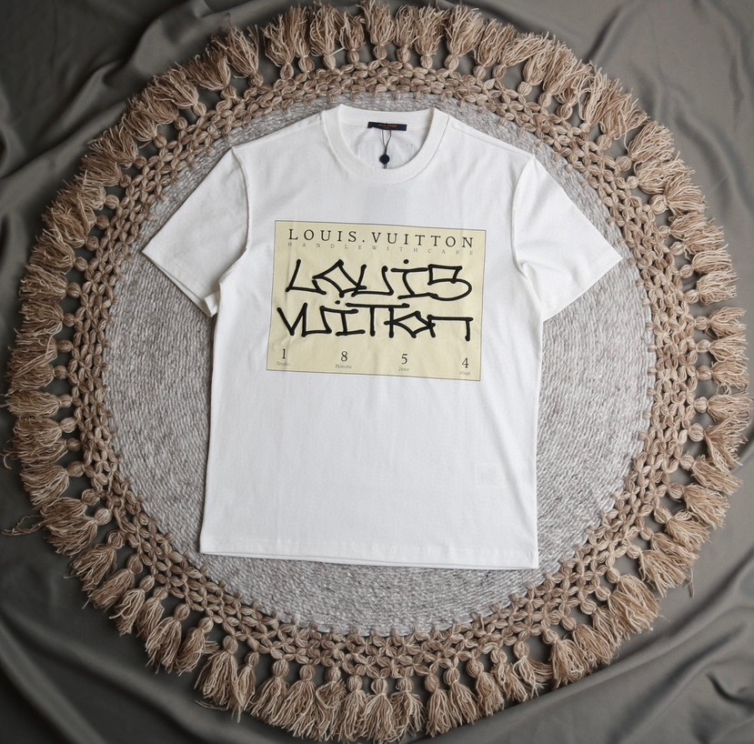 Louis Vuitton Clothing T-Shirt Embroidery