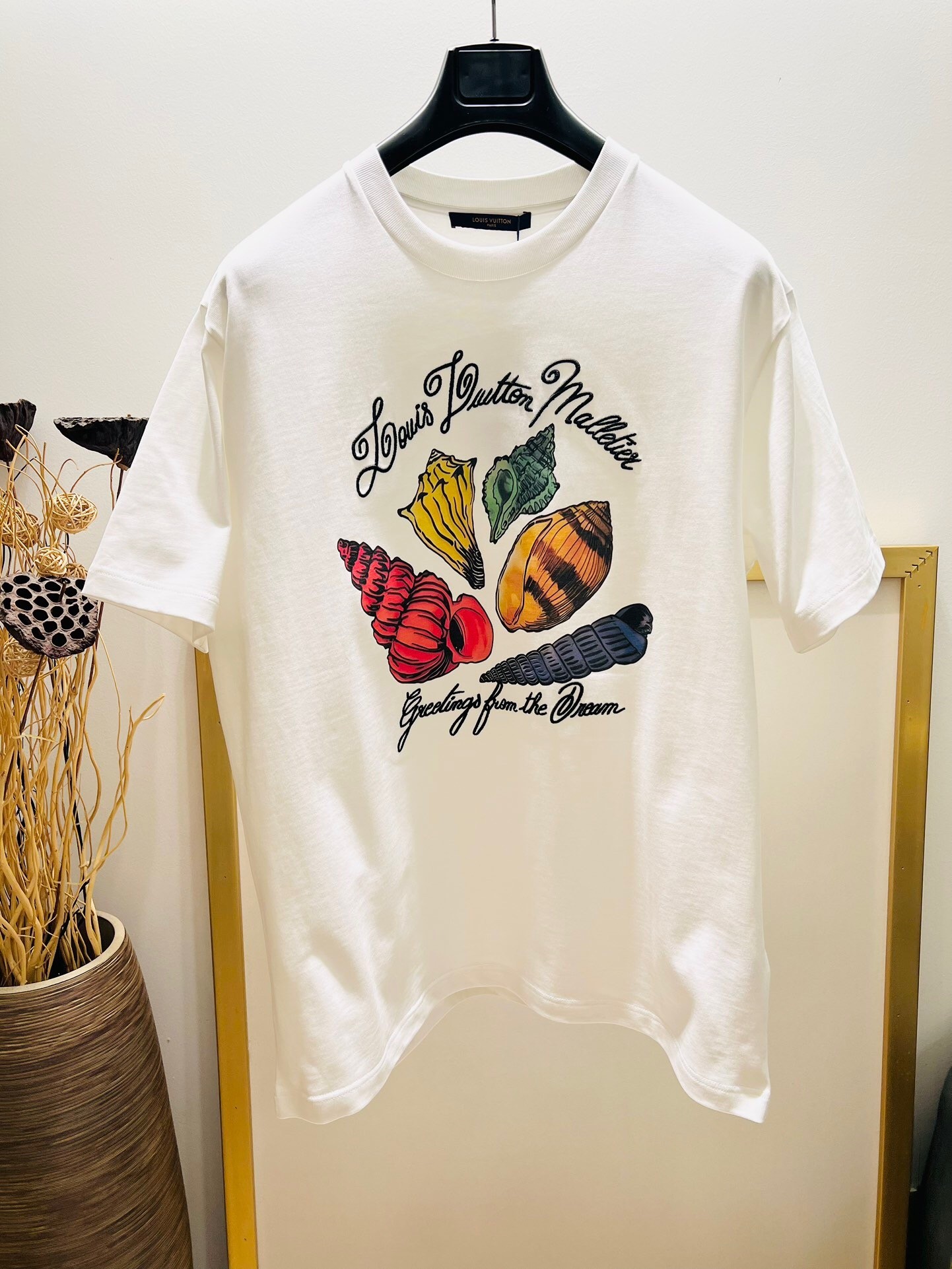 Louis Vuitton Clothing T-Shirt Embroidery Unisex Spring/Summer Collection A16805