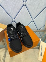 Louis Vuitton Shoes Sneakers Calfskin Cowhide TPU Sweatpants