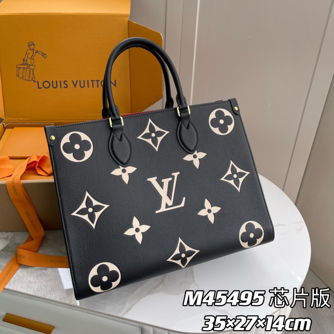 Louis Vuitton LV Onthego Tote Bags Cowhide m45495