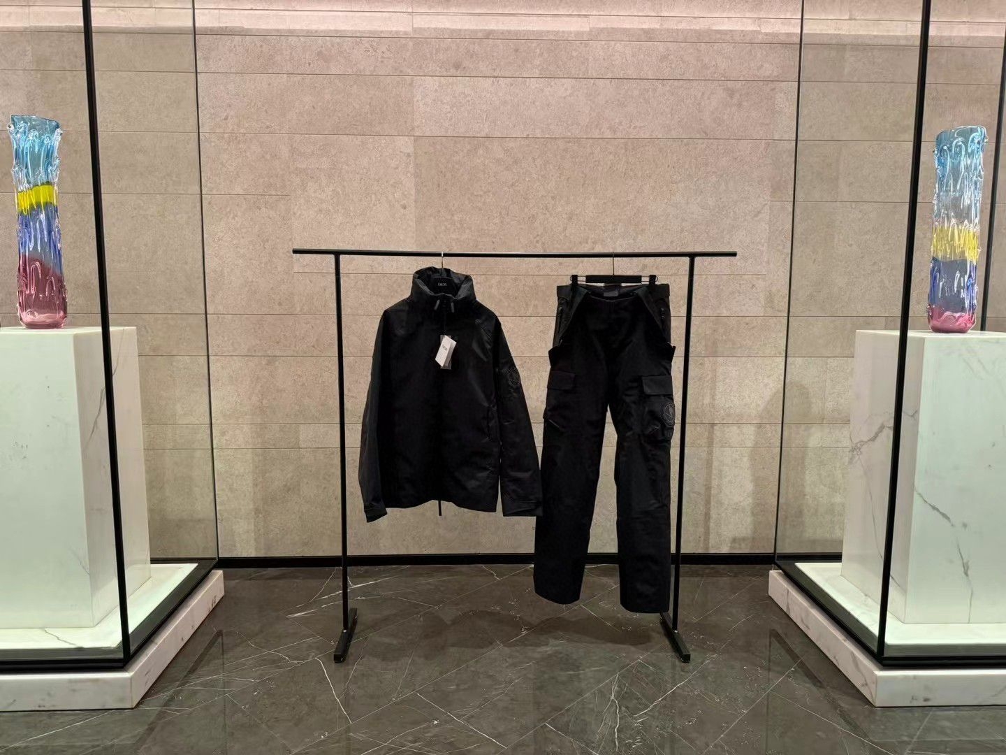 Dior Clothing Pants & Trousers Black Blue Brown