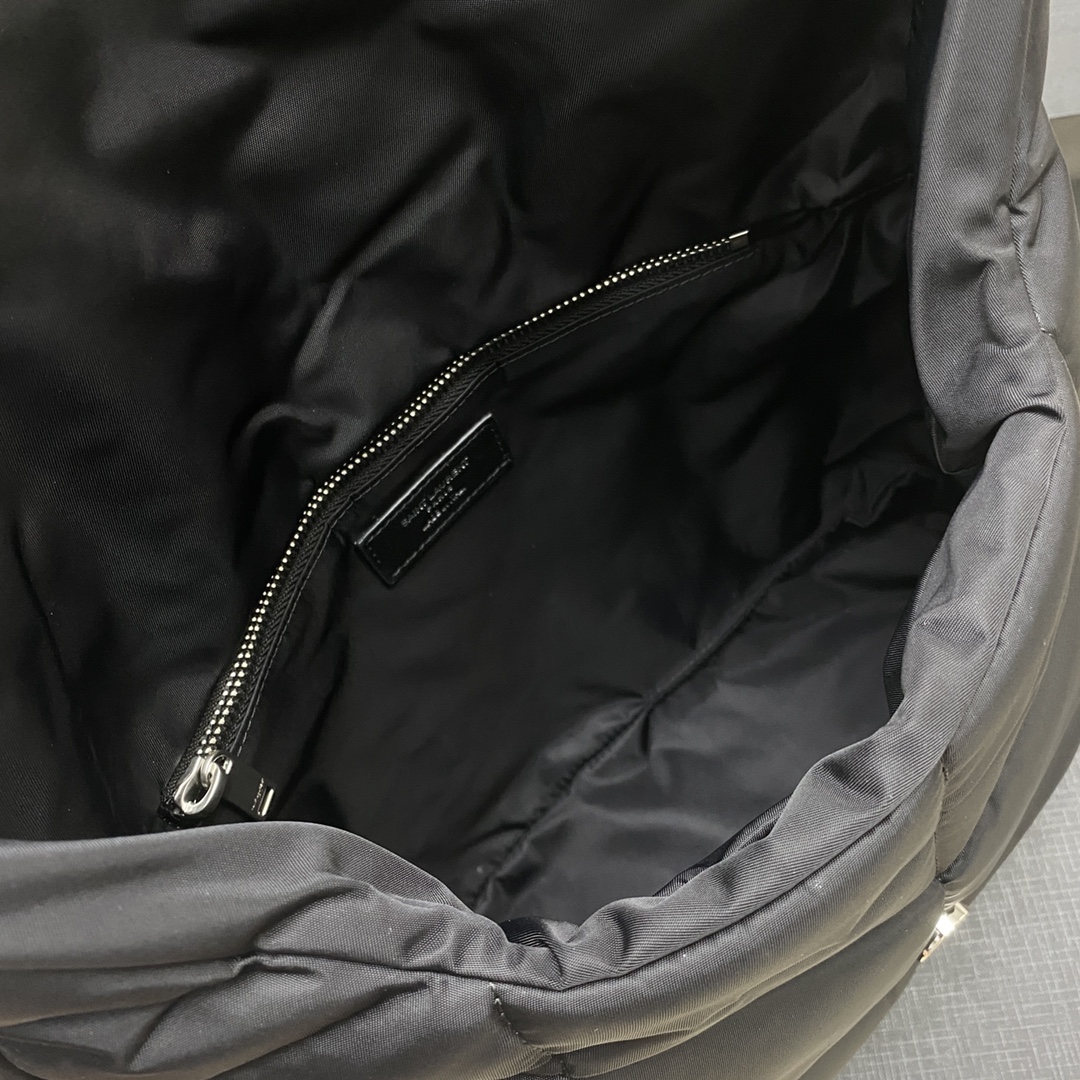 Saint Laurent 降落伞黑布/枪 、精品专供 布克枪Loulou puffer_尼龙款 男女可背的盐系学院风单肩斜挎包