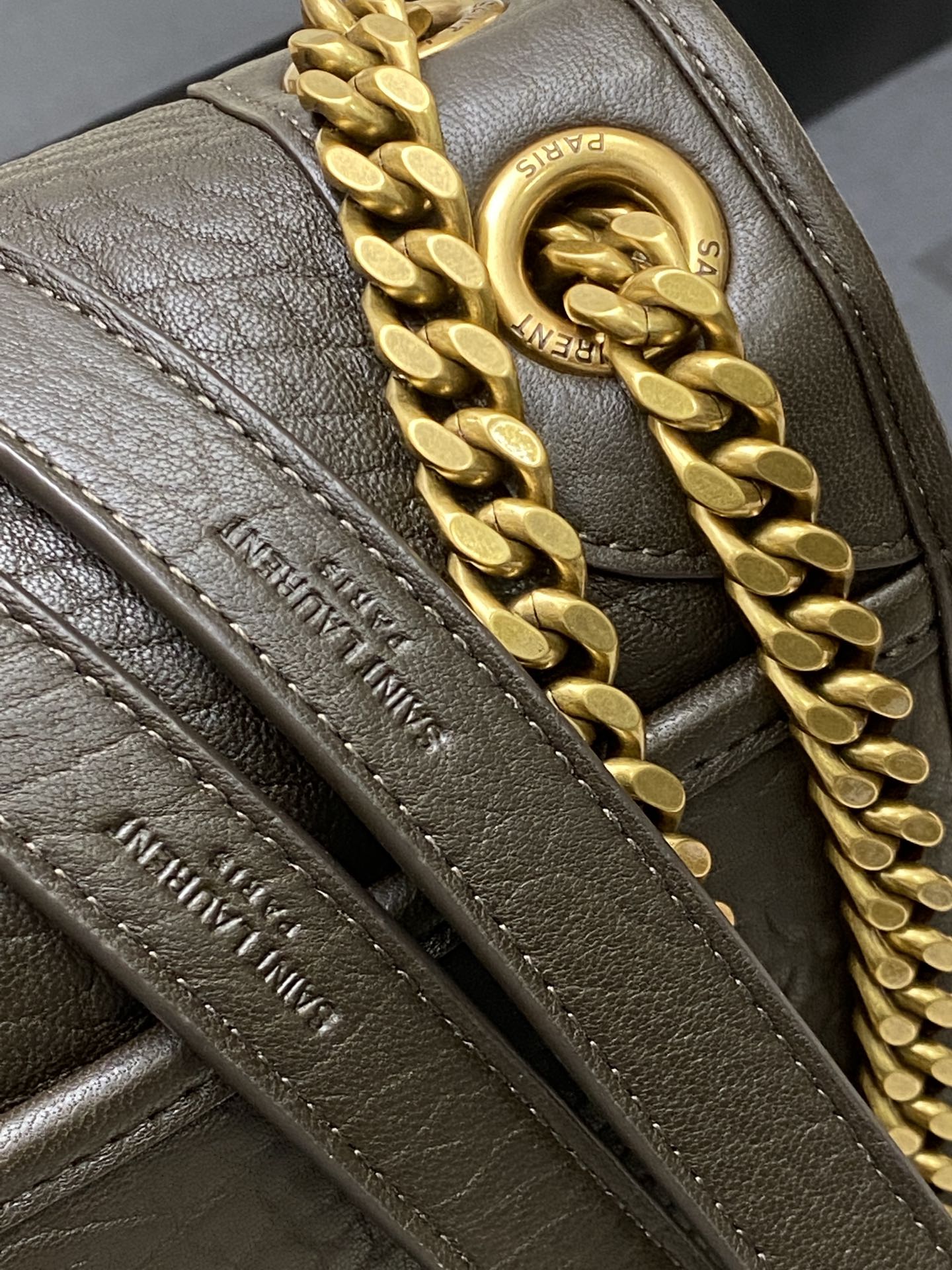 Saint Laurent Niki Leather Shoulder Bag with Gold Hardware 7 i1724668003 4407 4