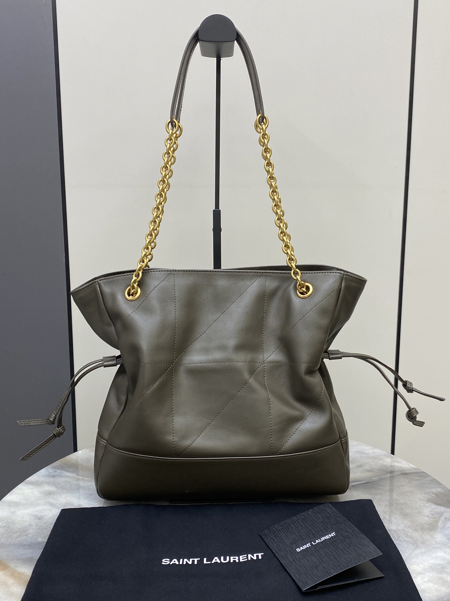 Yves Saint Laurent Jamie 4.3 Small Leather Shoulder Bag - Green 2 i1742742154458 1109 0 1