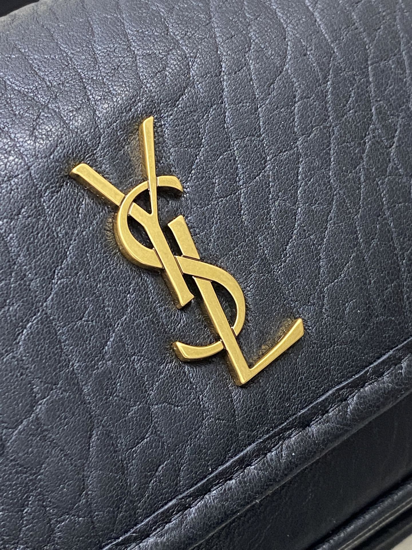 Saint Laurent Mini Niki Black Leather Shoulder Bag with Gold Hardware 6 i1742742354866 5701 0 4