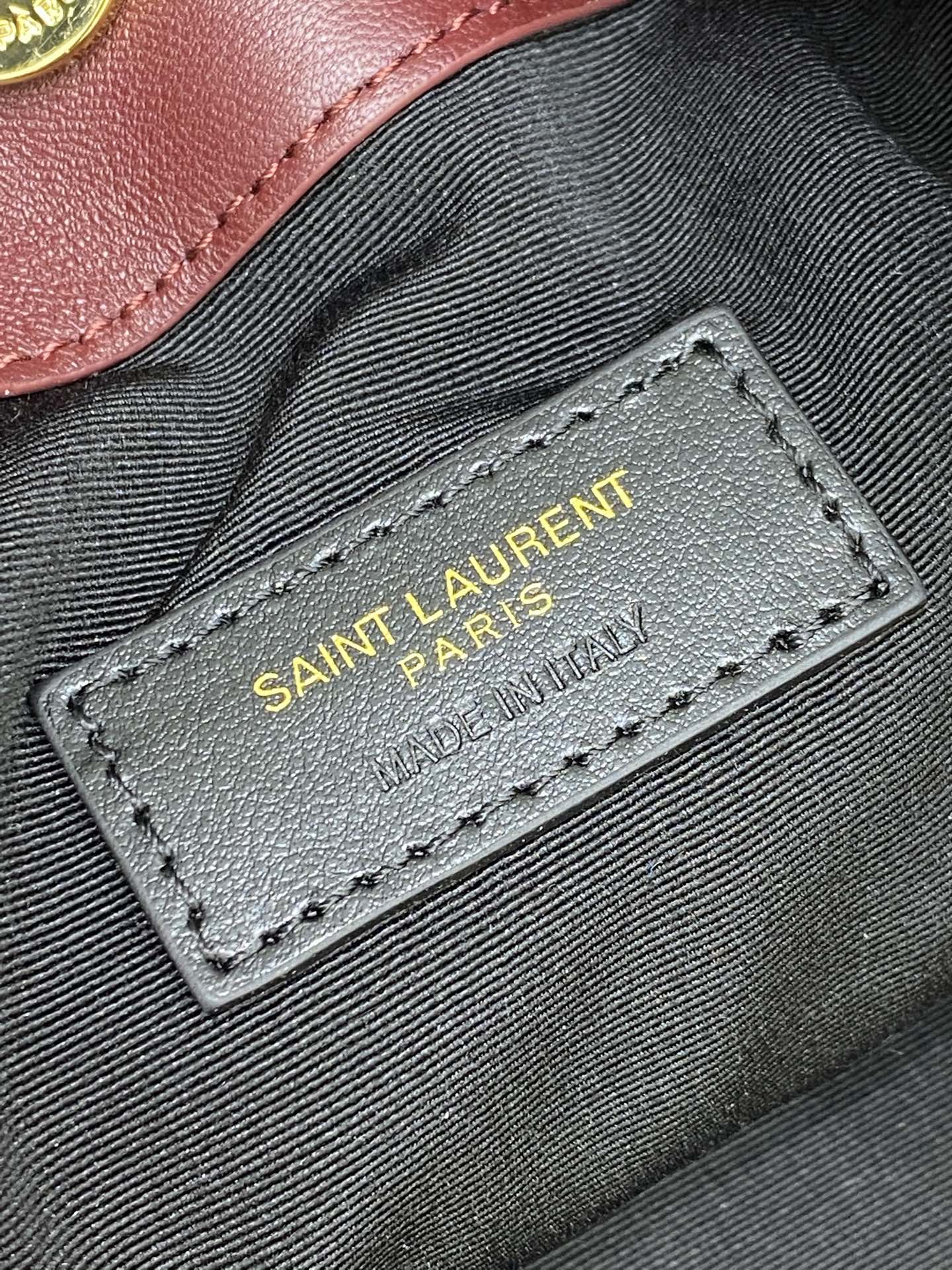 Yves Saint Laurent Jamie 4.3 Large Pochon Burgundy Leather Shoulder Bag 10 i1743173246975 3918 0 8