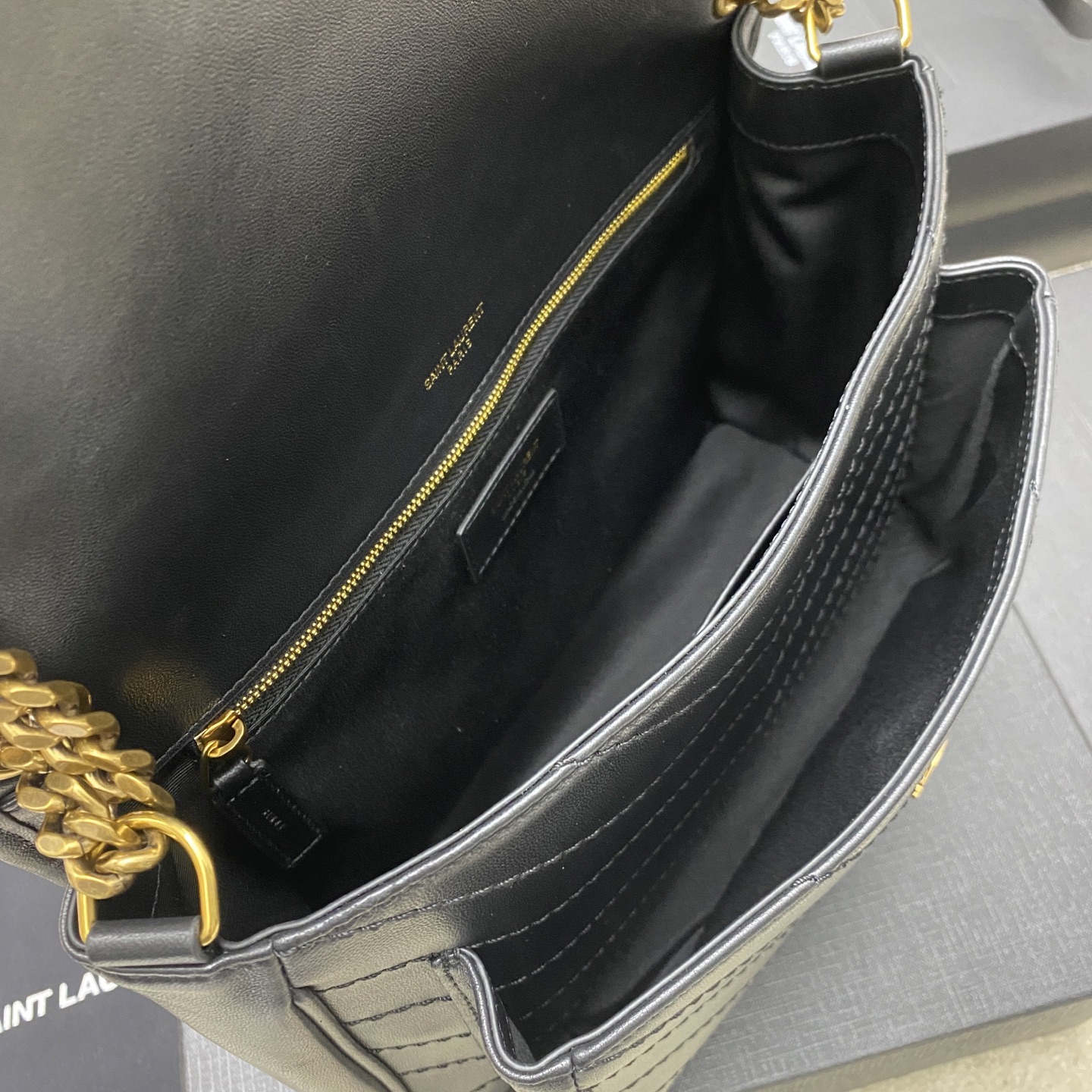 Saint Laurent Niki Medium Black Leather Shoulder Bag, 28cm 8 i1743174972047 5176 0 7