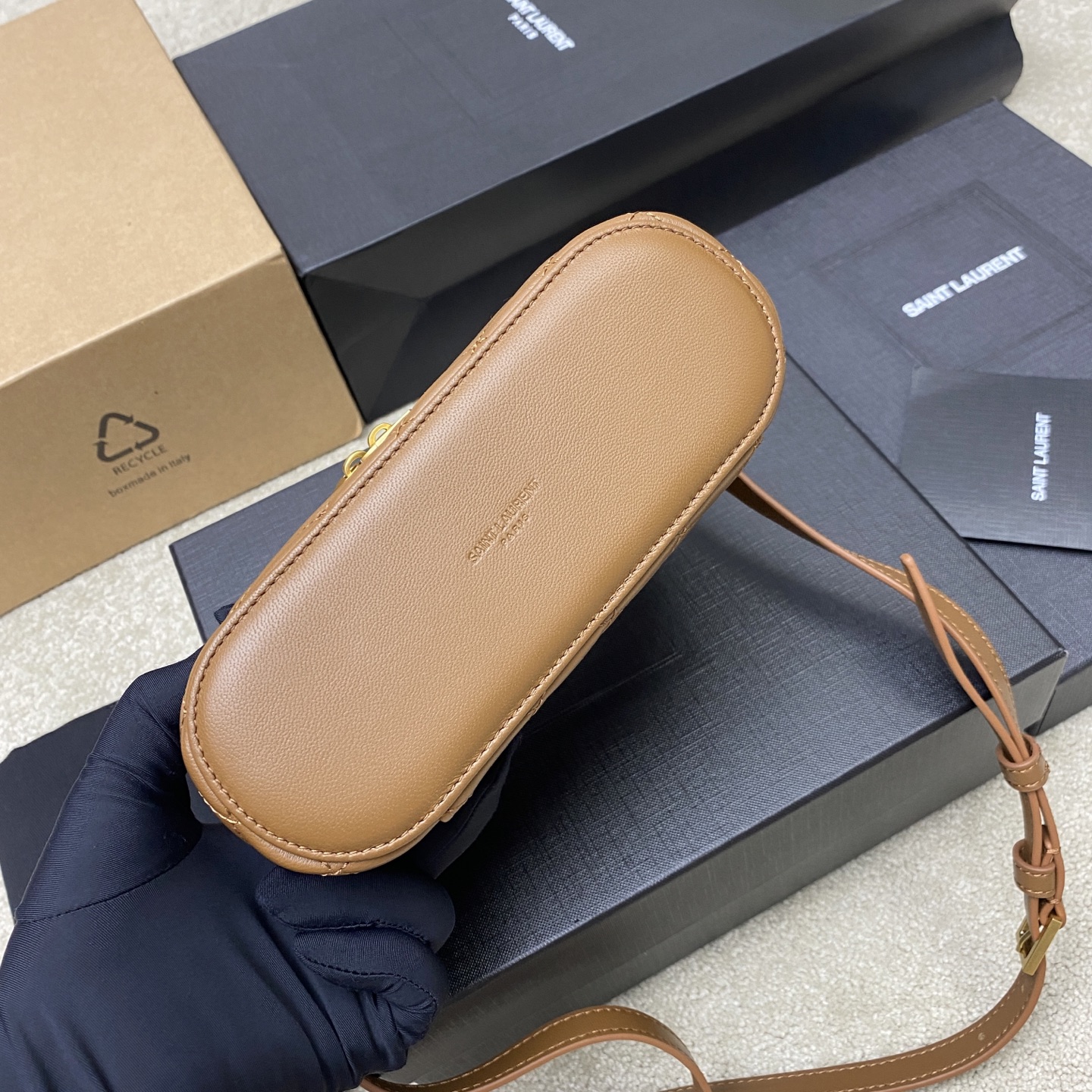 高級ブランド ミニ羊皮革手拿包 - 多機能デザイン&エレガントなディテール