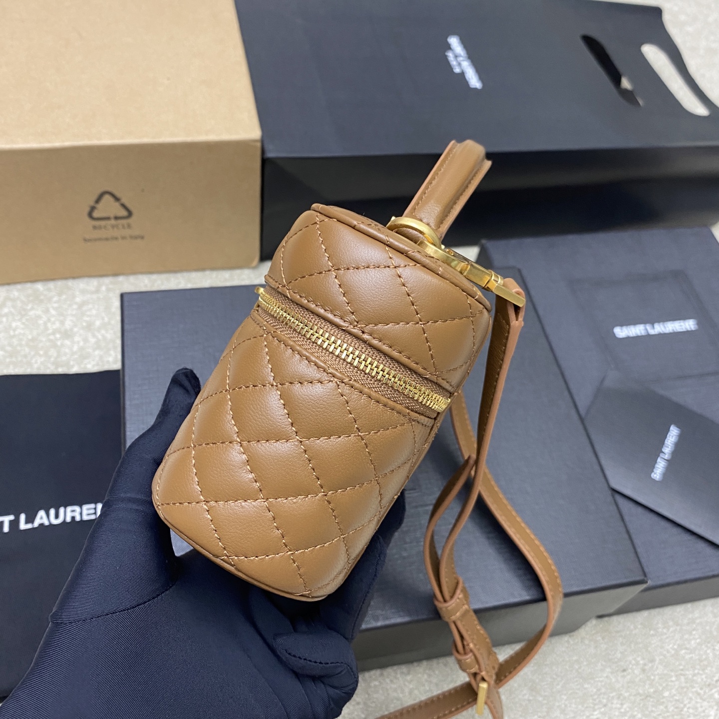 高級ブランド ミニ羊皮革手拿包 - 多機能デザイン&エレガントなディテール