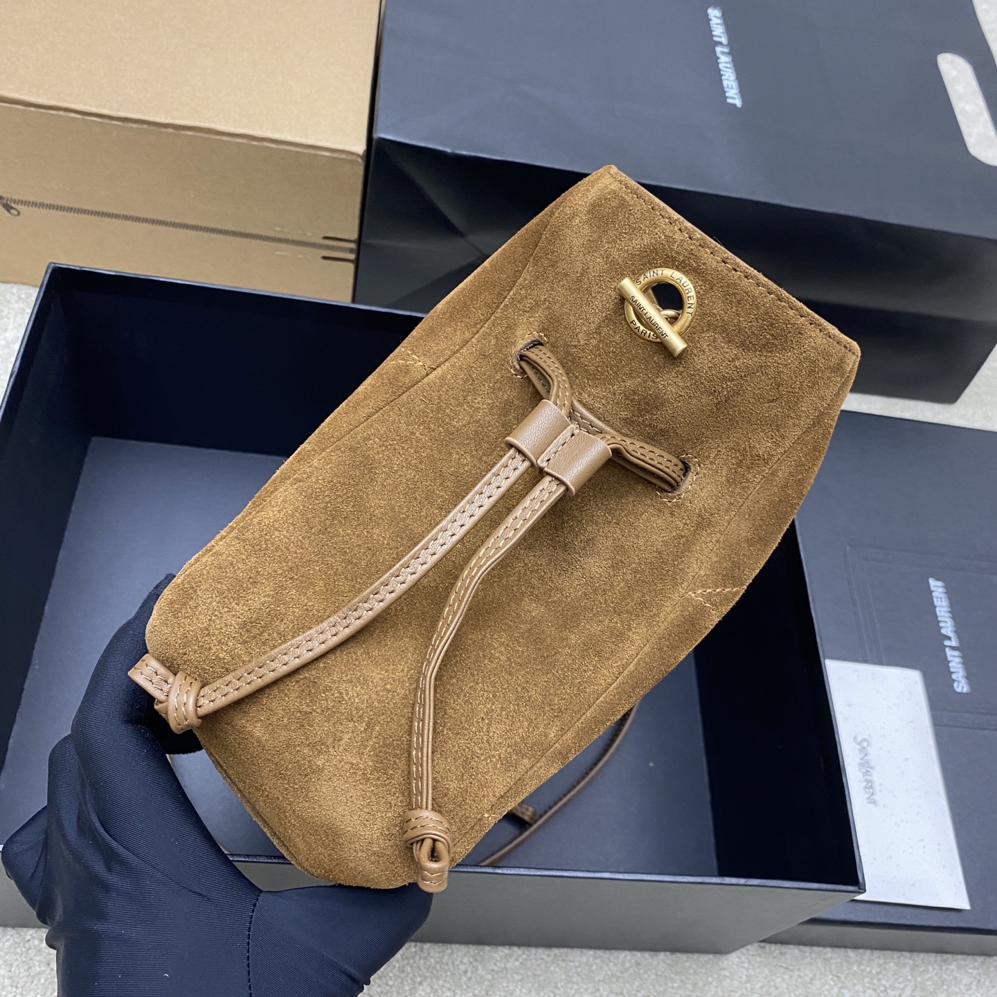 Givenchy 小号棕磨砂/古金 最新斜跨福袋小号 了 福袋新尺寸好可爱 一起来种草吧 Jamie 4