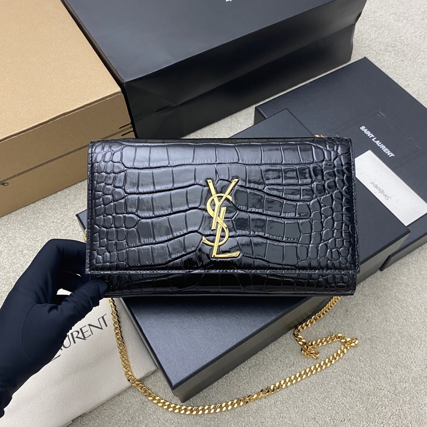 / 🌈 𝑲𝒂𝒕𝒆 𝟮𝟰𝒄𝒎# Y Logo Monogram Kate 2026 : 354021 : 24x14.5x5cm Borse
