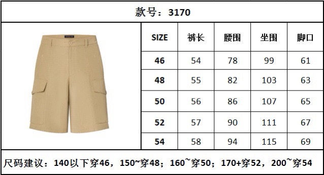 루이비통 남성 반바지 129728 Louis Vuitton Shorts 썸네일 이미지
